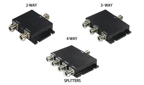 Different type of signal splitters